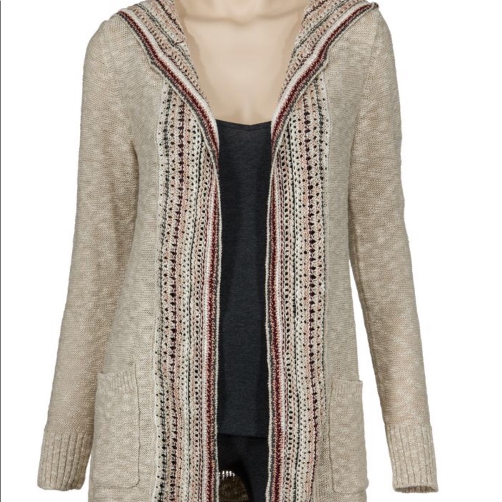 Natural Reflections Hooded Cardigan